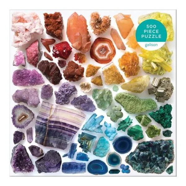 Galison Puzzle Cristaux Arc-en-ciel 500 pièces