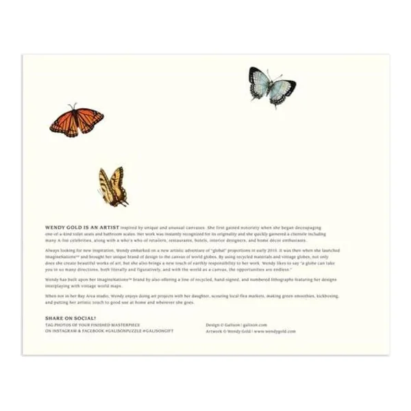 Galison Puzzle Fleurs USA 1000 pièces