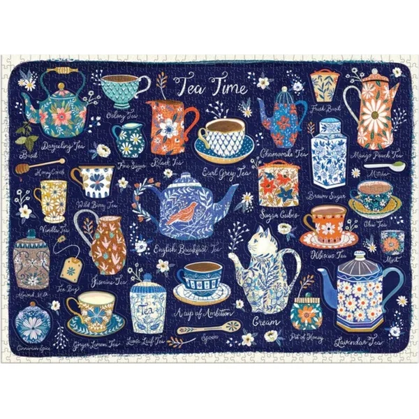 Galison Puzzle L'heure du thé 1000 pièces