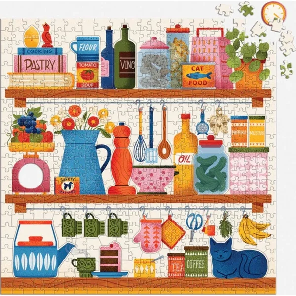 Galison Puzzle Ustensiles de cuisine de base 500 pièces