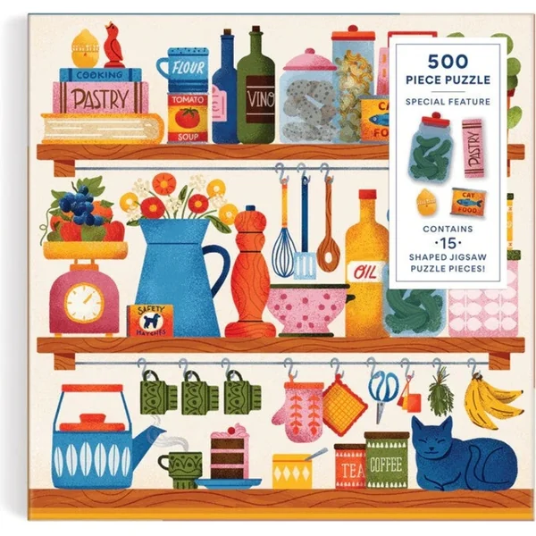 Galison Puzzle Ustensiles de cuisine de base 500 pièces