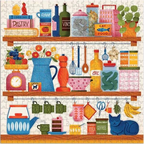 Galison Puzzle Ustensiles de cuisine de base 500 pièces