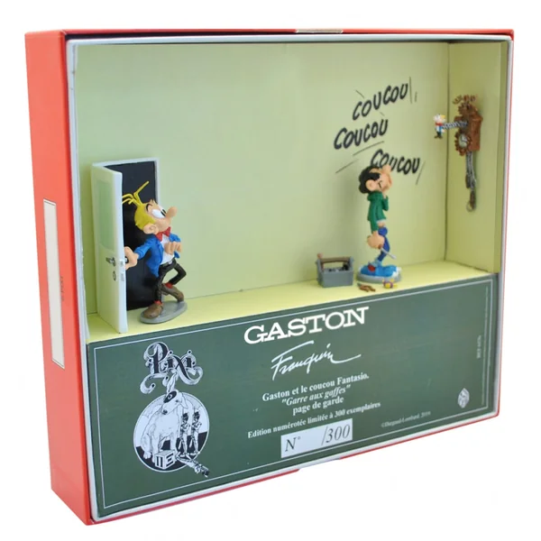 GASTON: LE COUCOU FANTASIO (Collection Gaston Inventions II) - figurine métal 6 cm (pixi 6589)