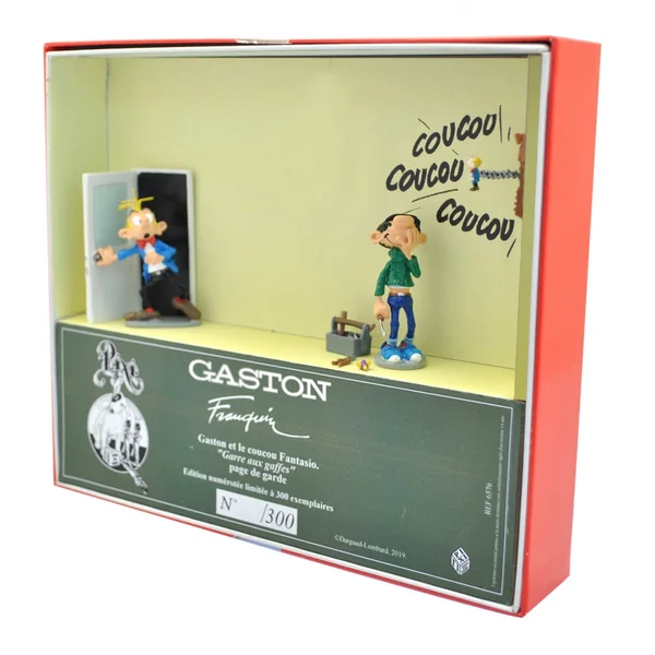 GASTON: LE COUCOU FANTASIO (Collection Gaston Inventions II) - figurine métal 6 cm (pixi 6589)