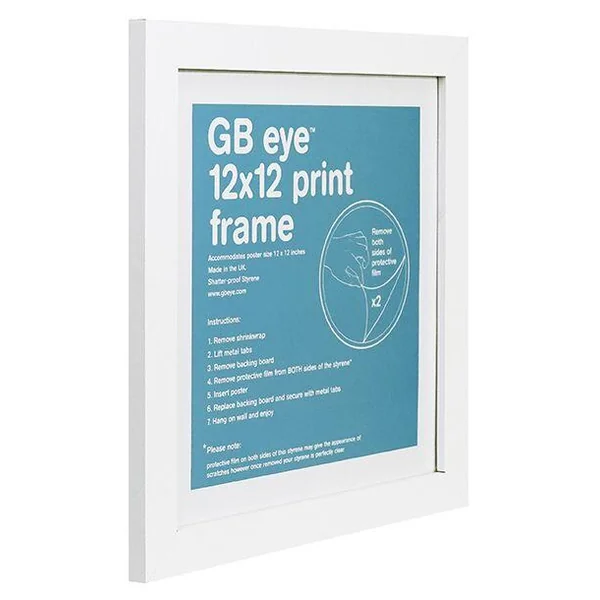 GBEYE - CADRE MDF BLANC - 30,5 X 30,5 CM - X2