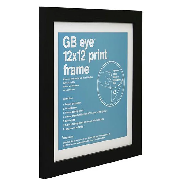 GBEYE - CADRE MDF NOIR - 30 X 30 CM - X2