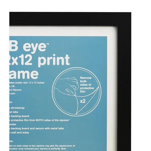 GBEYE - CADRE MDF NOIR - 30 X 30 CM - X2