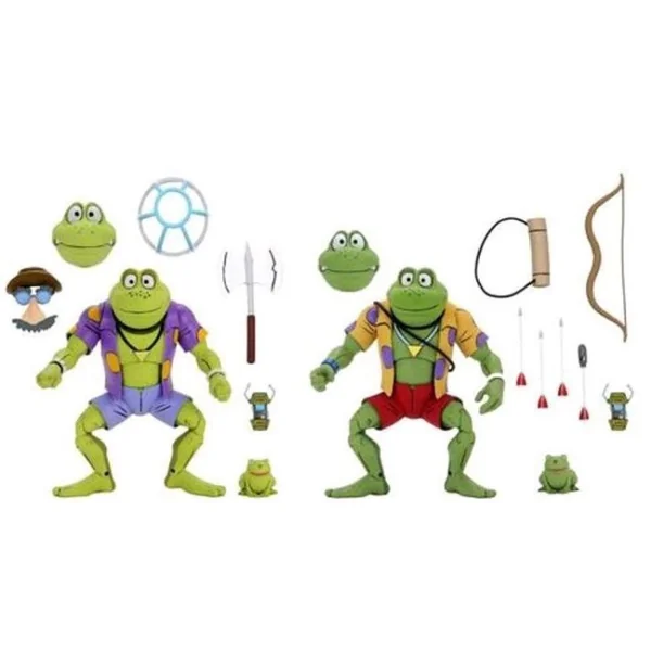 Genghis & Rasputin pack 2 figurines Les Tortues ninja Neca 18 cm