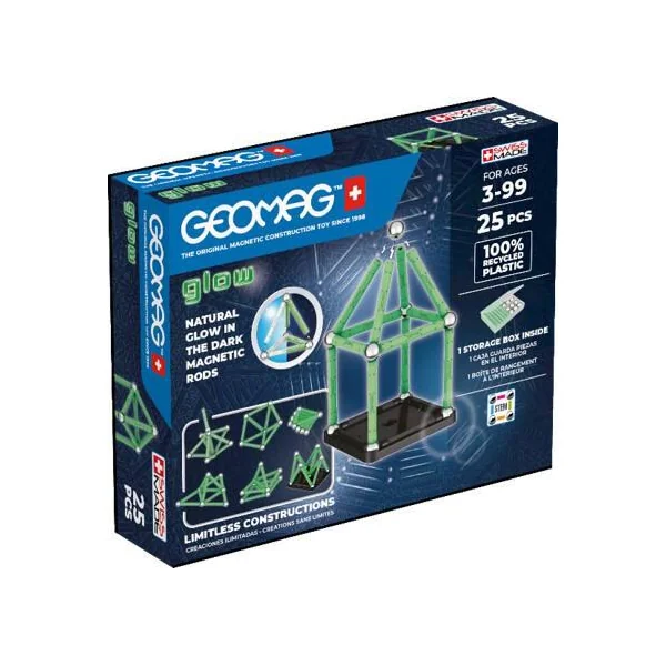 GEOMAG - ECOFRIENDLY 25 PIECES GLOW