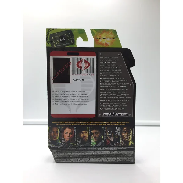 G.I. JOE THE RISE OF COBRA FIGURINE ZARTAN MASTER OF DISGUISE HASBRO 89302