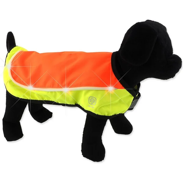Gilet Dog Fantasy LED Réfléchissant Rechargeable S