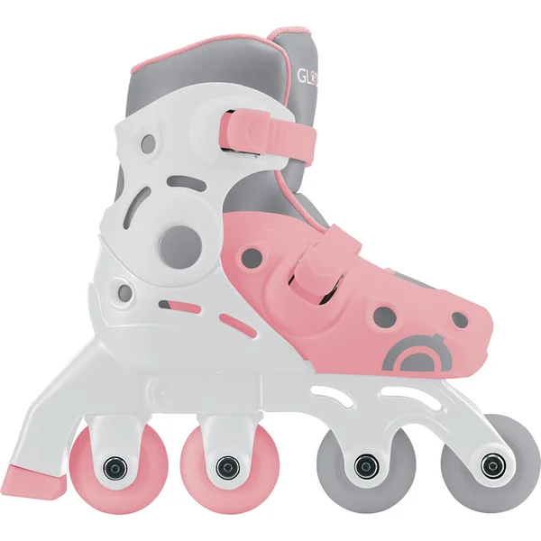 Globber patins à roulettes pour enfants 2 en 1 taille 26-29 - Pastel Pink