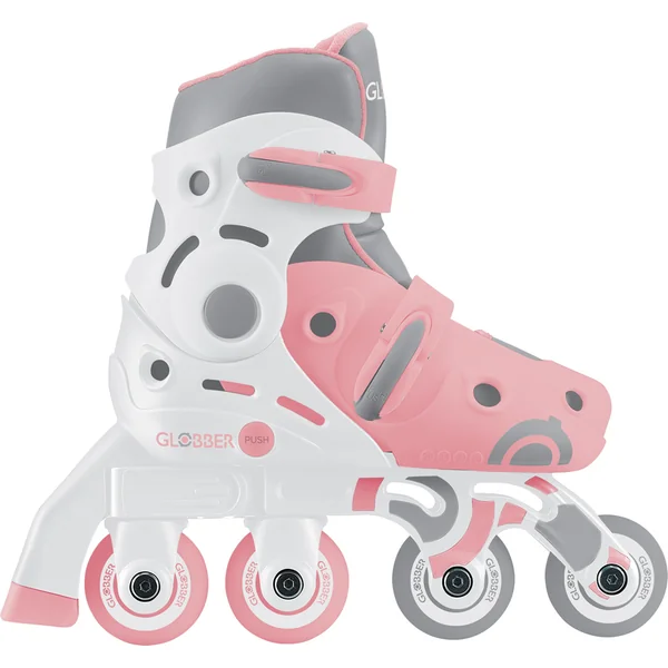 Globber patins à roulettes pour enfants 2 en 1 taille 26-29 - Pastel Pink
