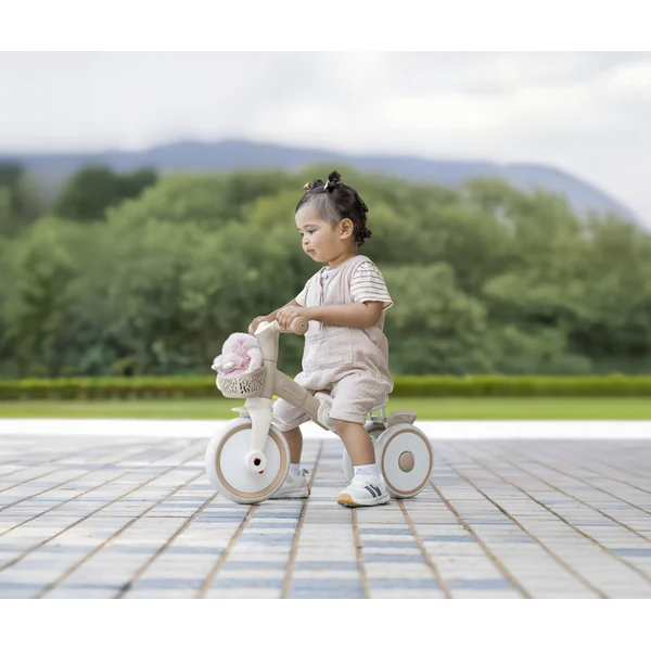 Globber tricycle pour enfants - Learning Trike 2in1 PLUS Ecologic Coconut