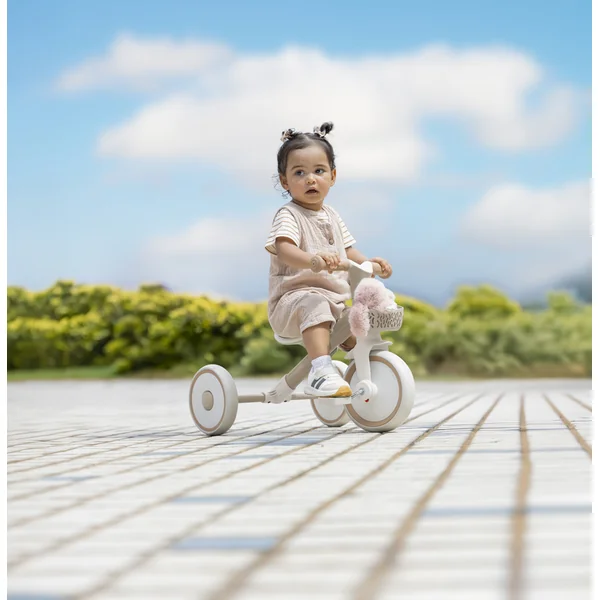 Globber tricycle pour enfants - Learning Trike 2in1 PLUS Ecologic Coconut