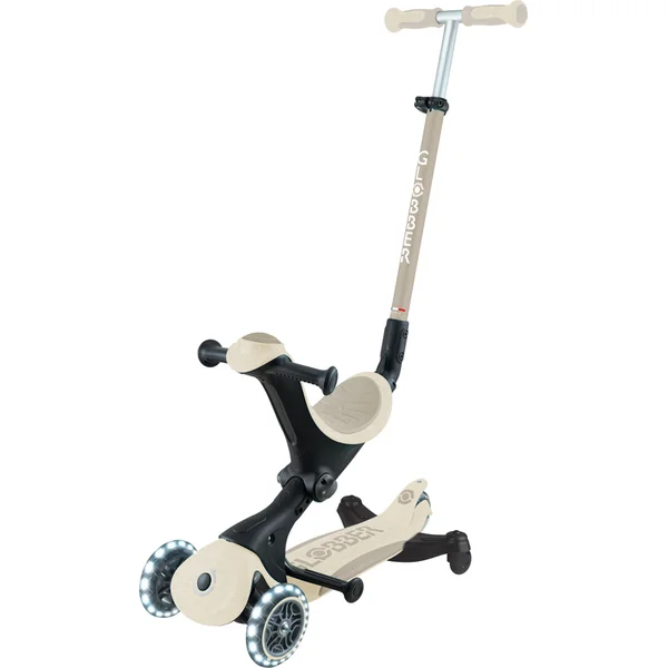 Globber trottinette Go Up deluxe lights ecologic 360 ° coconut