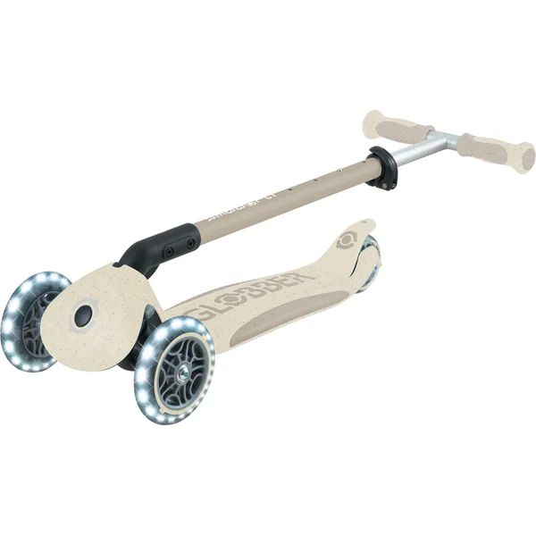 Globber trottinette Go Up deluxe lights ecologic 360 ° coconut
