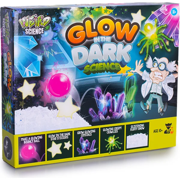 Glow in the dark - ensemble d'expériences en boîte