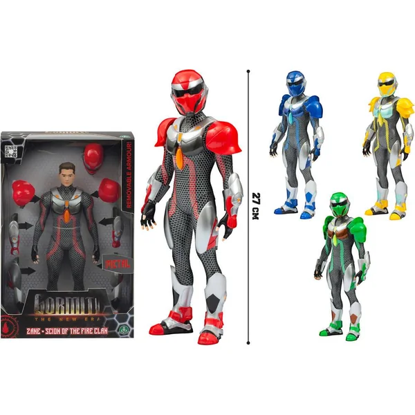 GORMITI - FIGURINE ARTICULEE DE 27 CM SCION AVEC ARMURE