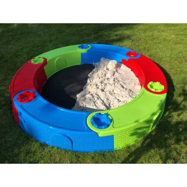 Grand bac à sable pliable en plastique NEW BABY CASTLE 170 cm