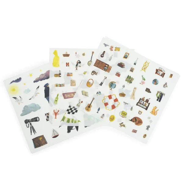 GRAND DECALCOMANIES PHARE L'EXPLORATEUR LE JARDIN DU MOULIN