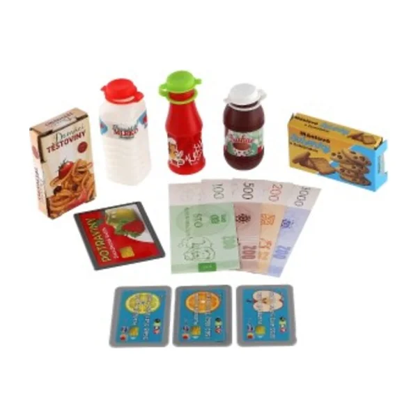 Grande caisse enregistreuse numérique en plastique à piles avec son et lumière dans une boîte