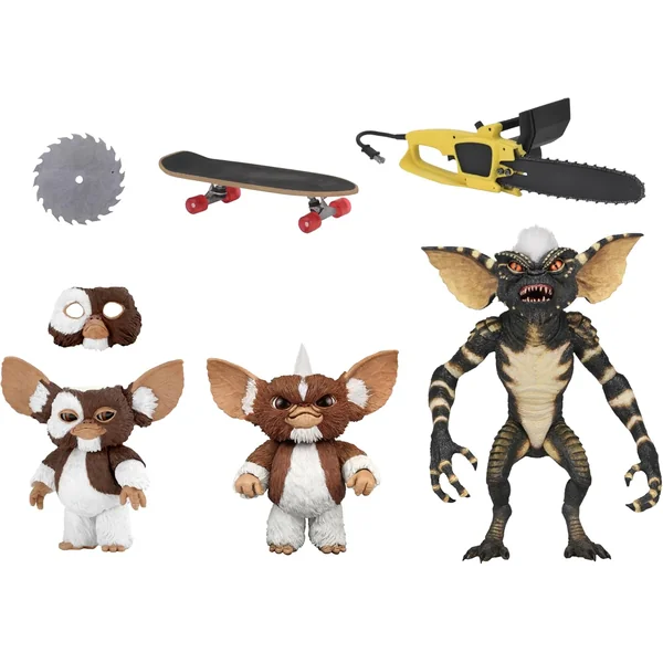Gremlins figurines Evolution of a Gremlin 40th Anniversary Box Set Neca