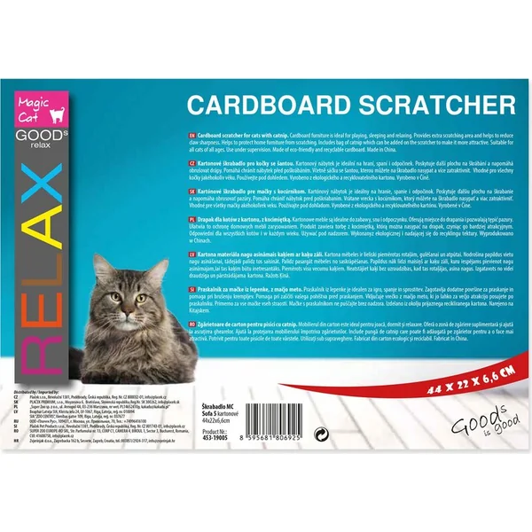 Griffoir Magic Cat Sofa 5 en carton 44x22x6,6cm