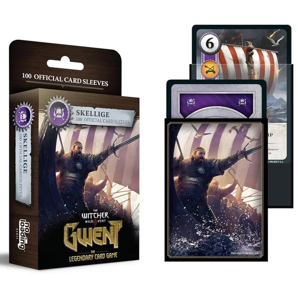 GWENT - PROTEGE-CARTES SKELLIGE 100 PIECES