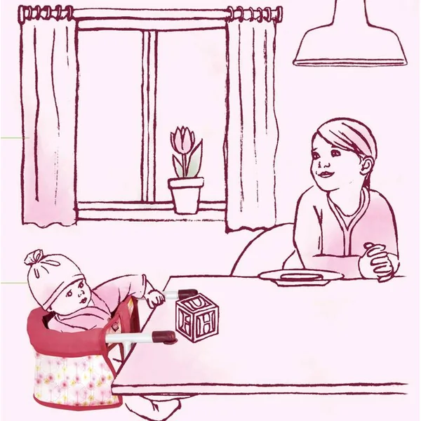 Götz chaise pour poupées jusqu'à 48 cm pour table