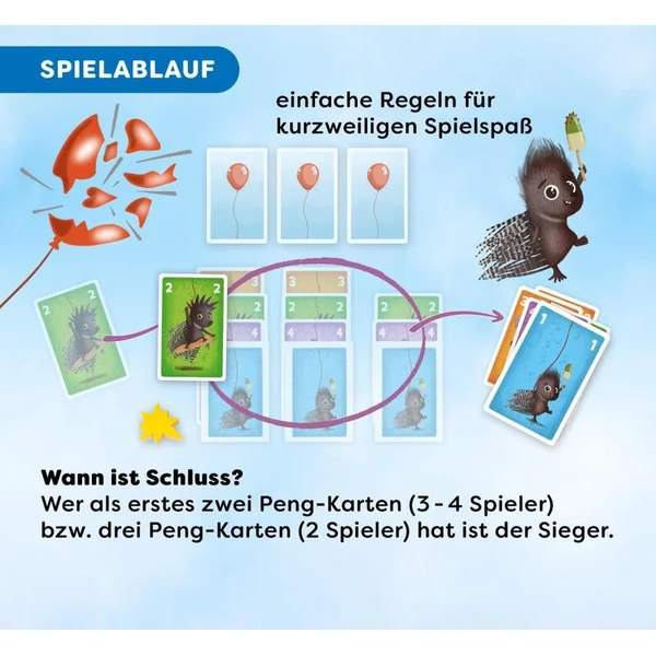 Haba Jeu de cartes pour enfants Piks & Peng