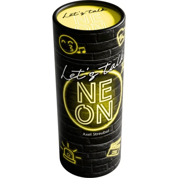 Haba Jeu de société Let's Chat NEON Pantomime et sons JAUNE