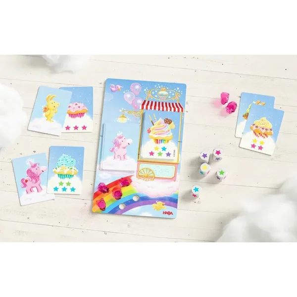 Haba Jeu de société pour enfants Licorne amusement avec dés à partir de 4 ans