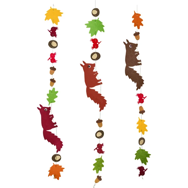 Haba Kit créatif Premier enfilage guirlande en feutre Écureuil