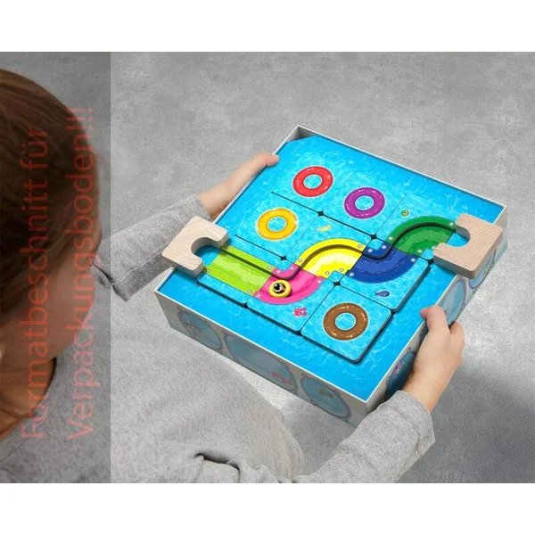 Haba Logic! GAMES Jeu de logique pour enfants Milo au parc aquatique à partir de 6 ans