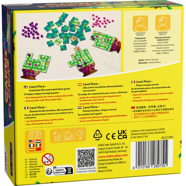 Haba Plantes carnivores affamées Nourris-les avec des mouches et regarde-les grandir ! Version angla