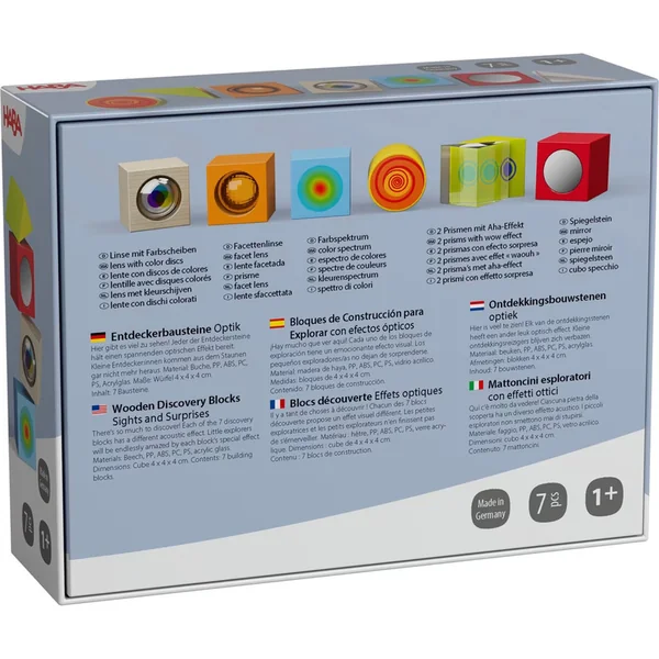 Haba Premiers blocs de découverte pour les tout-petits Perception visuelle à partir de 12 mois