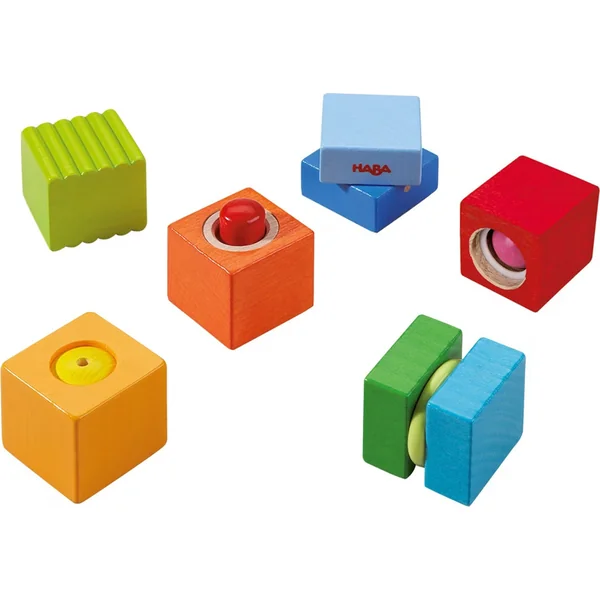 Haba Premiers cubes de découverte pour les tout-petits Perception sonore à partir de 12 mois