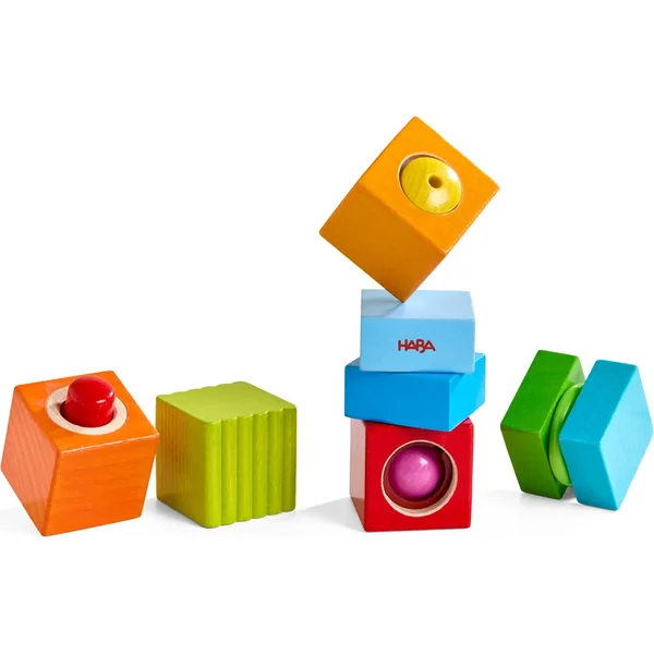 Haba Premiers cubes de découverte pour les tout-petits Perception sonore à partir de 12 mois