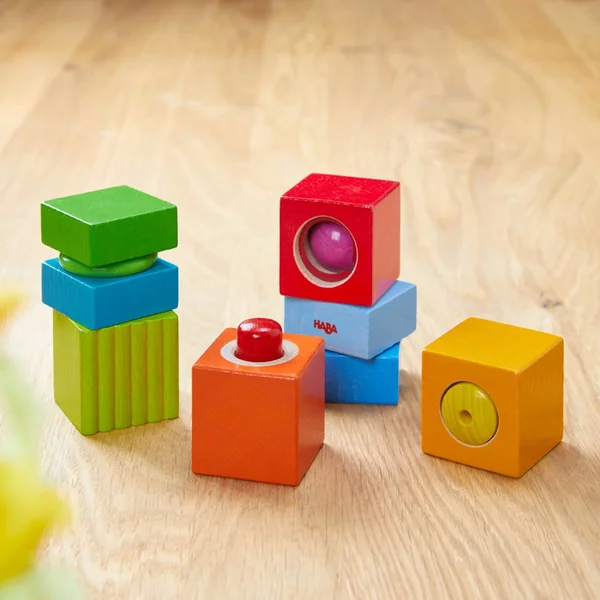 Haba Premiers cubes de découverte pour les tout-petits Perception sonore à partir de 12 mois
