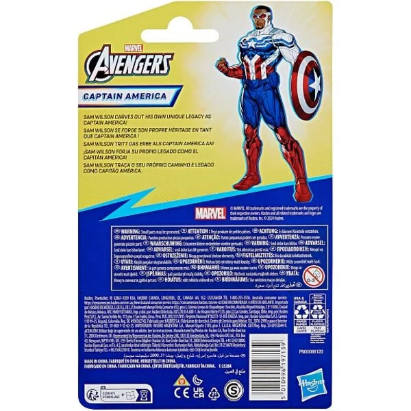 Habsbro - Avengers Figurine Captain America 10cm avec accessoires