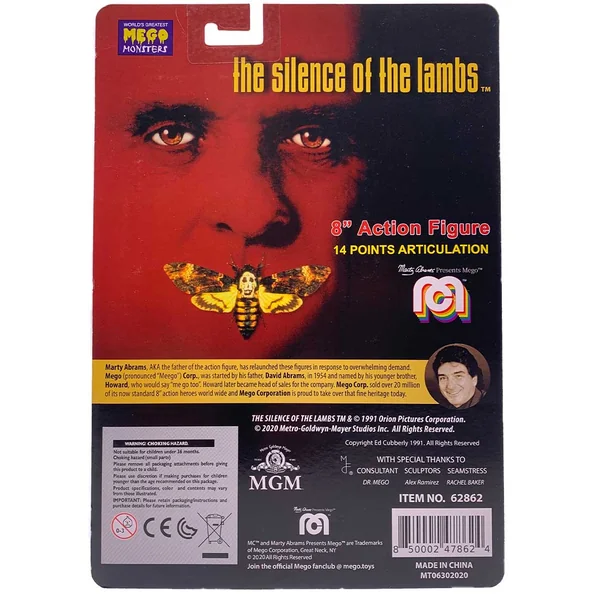 Hannibal Lecter figurine Le Silence des Agneaux Mego 20 cm