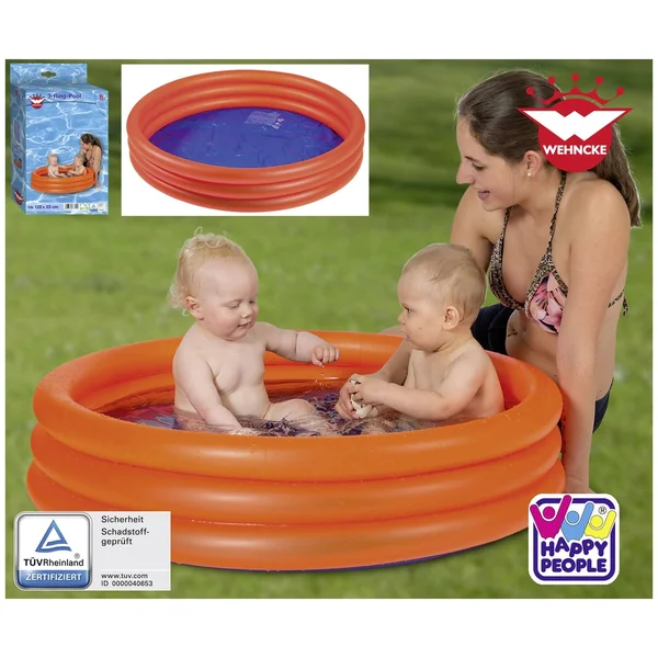 Happy People - Pool With Three Rings For Kids 100 X 23 Cm