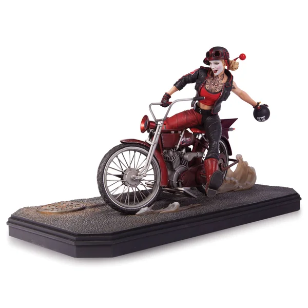 HARLEY QUINN STATUE GOTHAM CITY GARAGE DC COLLECTIBLES