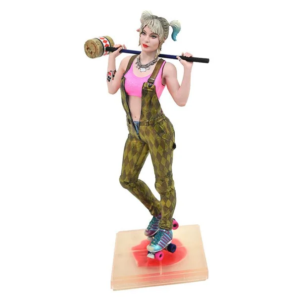 HARLEY QUINN STATUETTE BIRDS OF PREY DC MOVIE GALLERY DIAMOND SELECT 23 CM