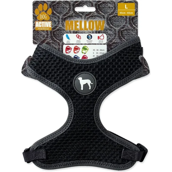 Harnais Active Dog Mellow L gris 2x45-65cm