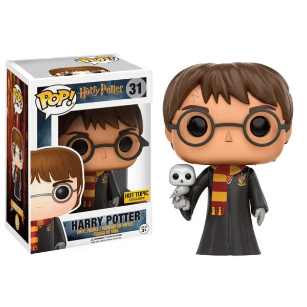 HARRY POTTER: HARRY POTTER with HEDWIG, FUNKO POP! #31 - figurine vinyl 10 cm