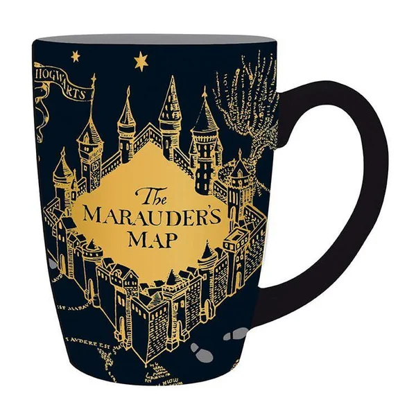 HARRY POTTER - MUG - 400 ML - CARTE DU MARAUDEUR - BOITE