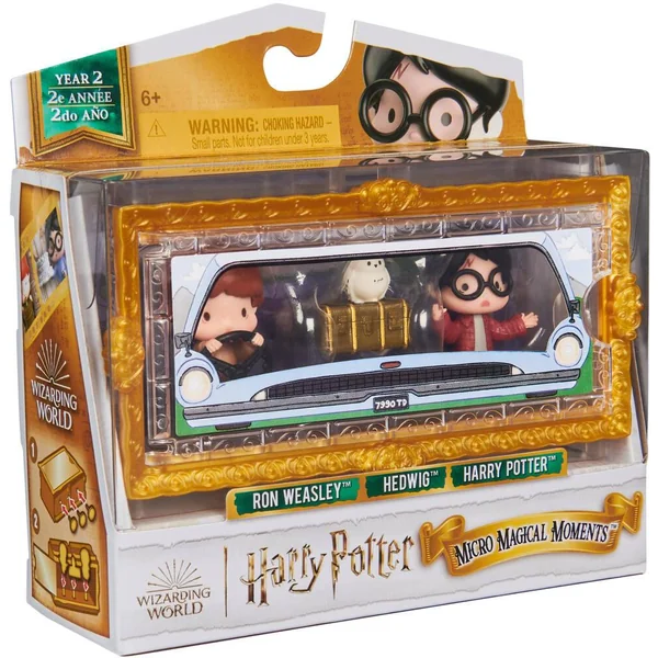 HARRY POTTER - MULTIPACK 3 FIGURINES VOITURE VOLANGE MOMENTS MAGIQUES WIZARDING