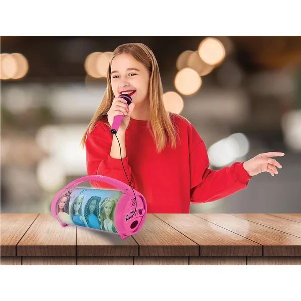 Haut-parleur avec microphone Boombox Barbie